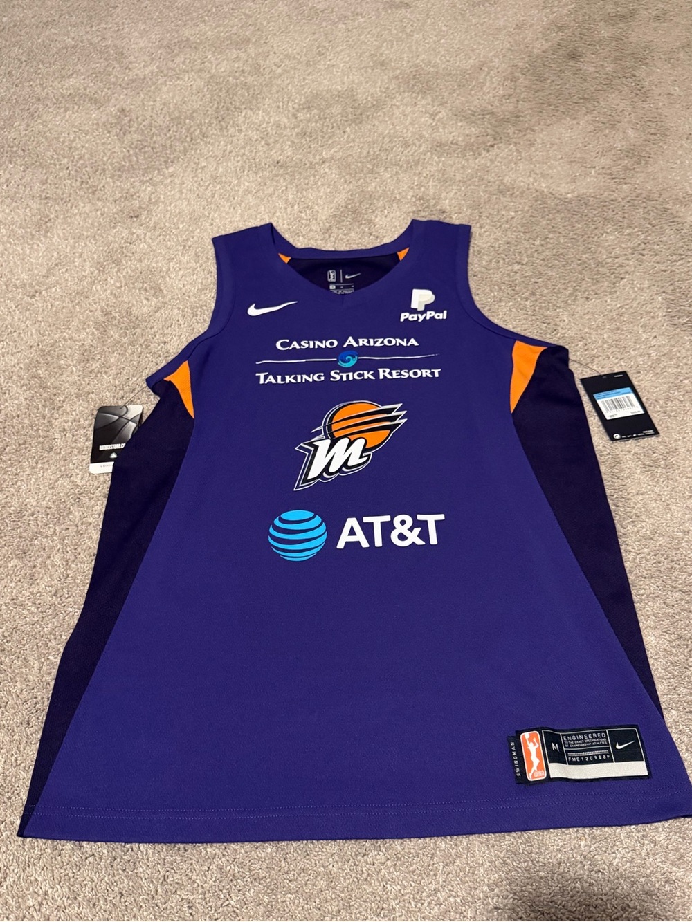 NWT. Nike Phoenix Mercury Brittney Griner Basketball Jersey. Size M.